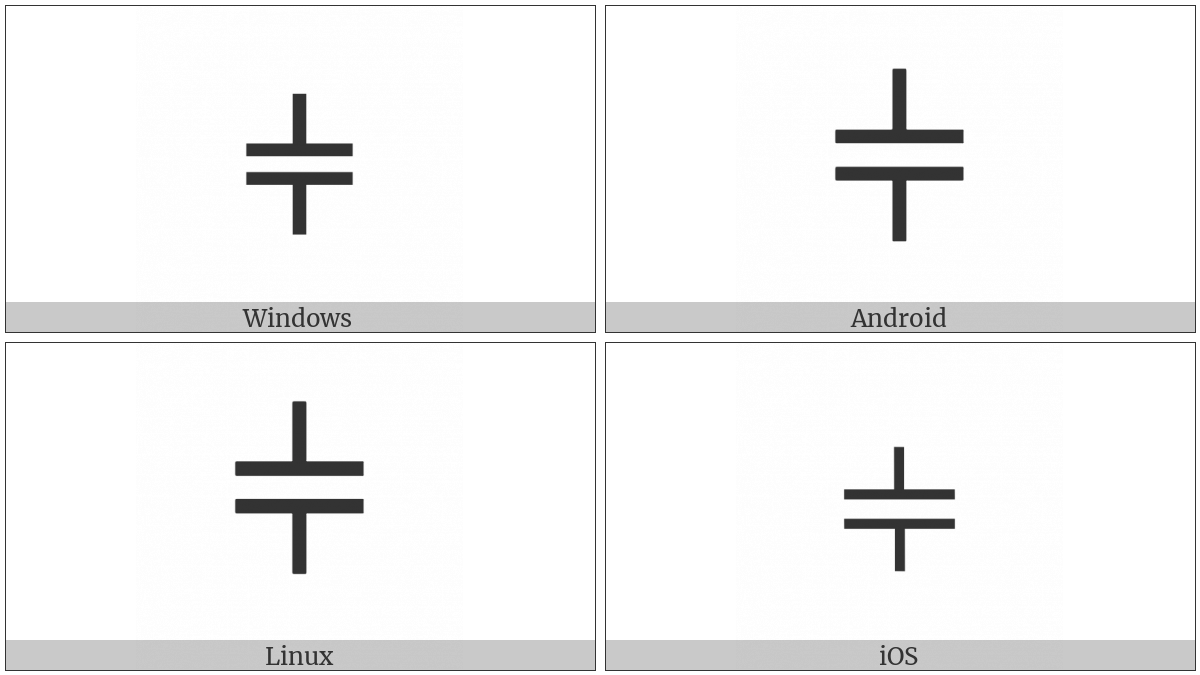 Short Up Tack Above Short Down Tack on various operating systems