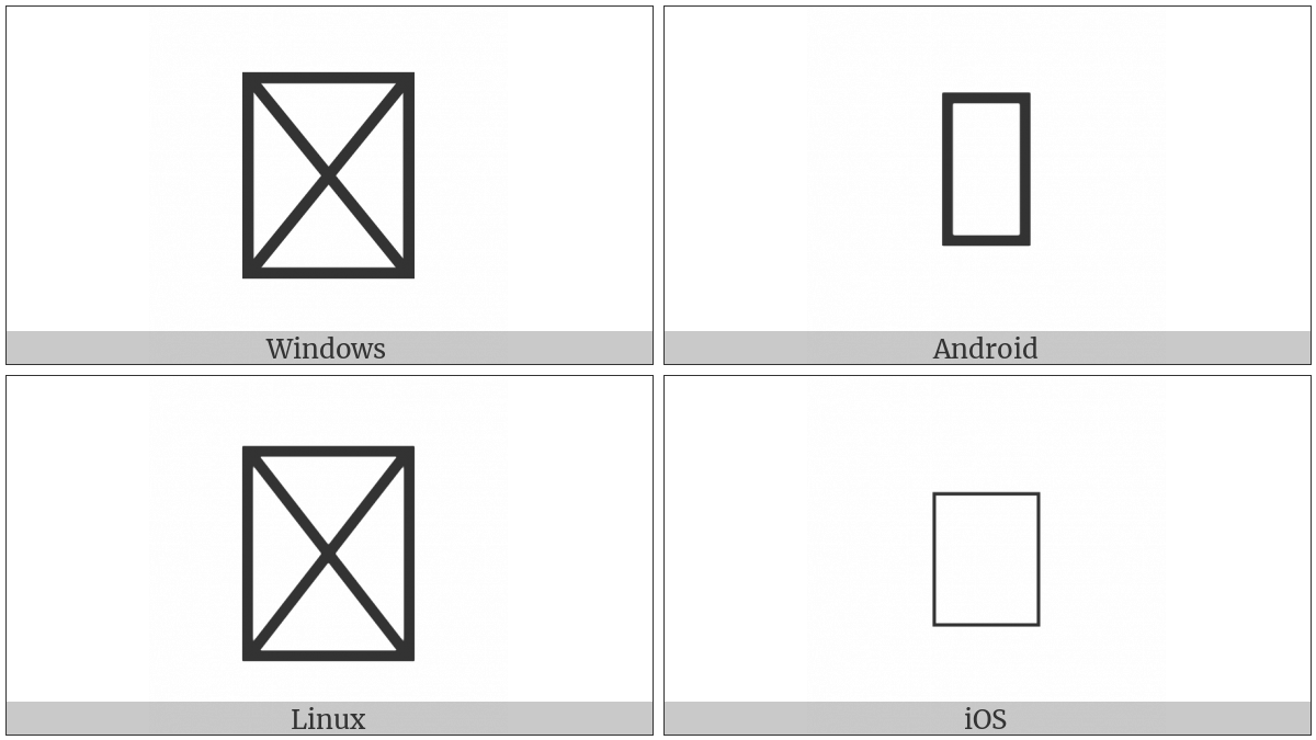 Hentaigana Letter Ka-4 on various operating systems