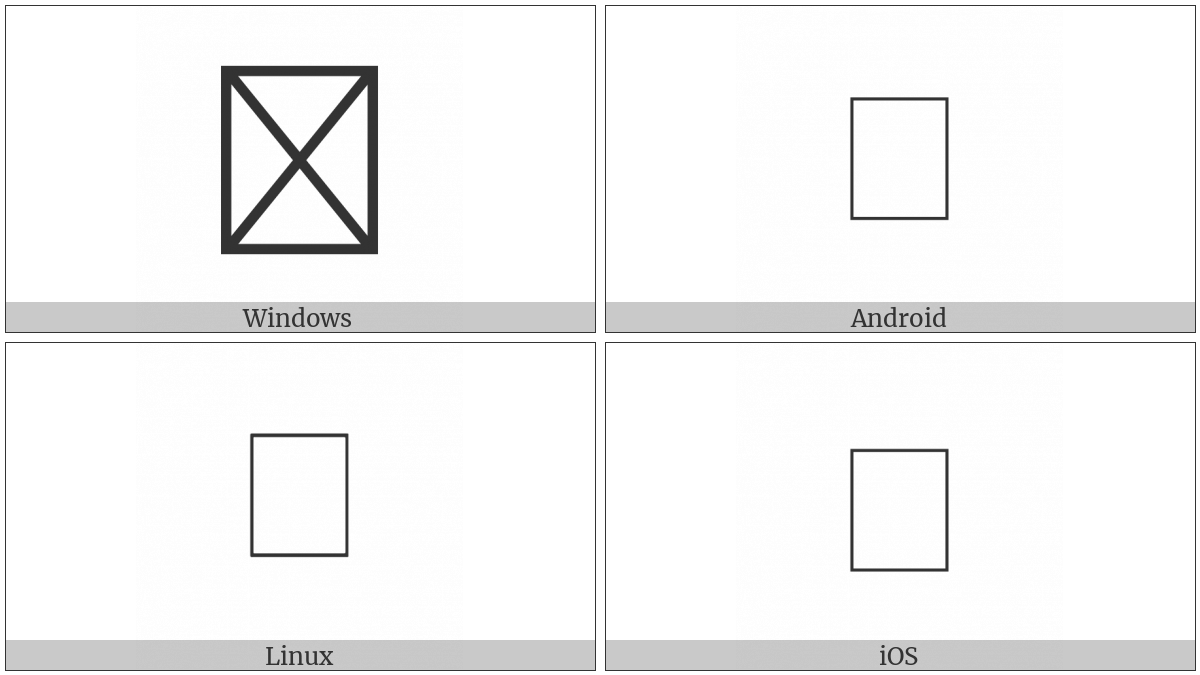 Hentaigana Letter Ka-5 on various operating systems