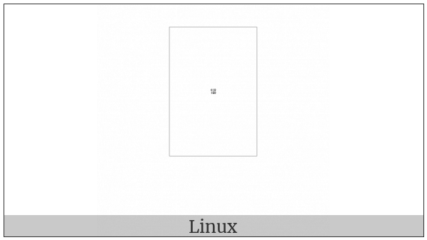 Nushu Character-1B1Eb on various operating systems