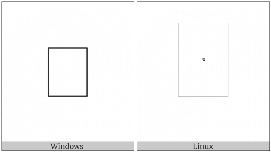 Duployan Letter J S on various operating systems