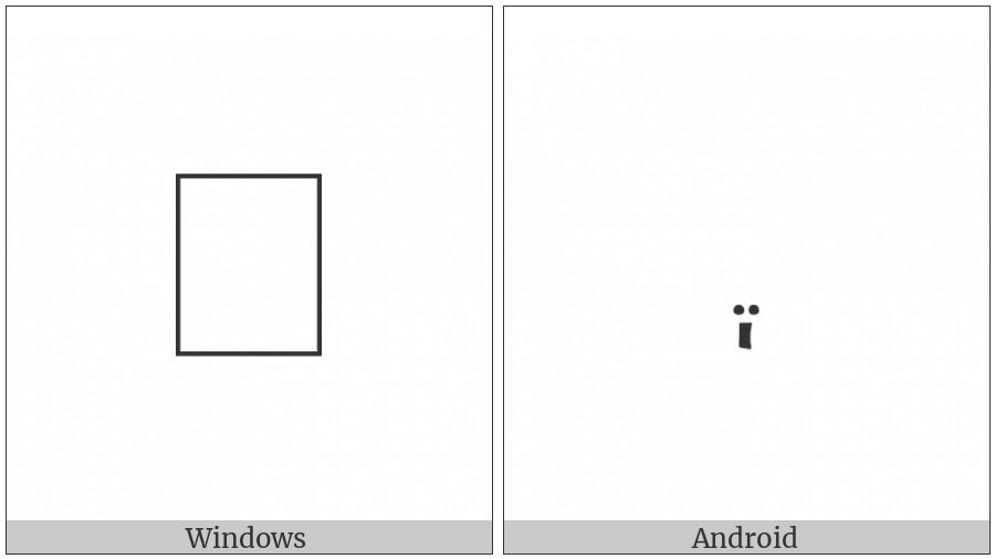 Byzantine Musical Symbol Simansis Arseos Trisimou on various operating systems