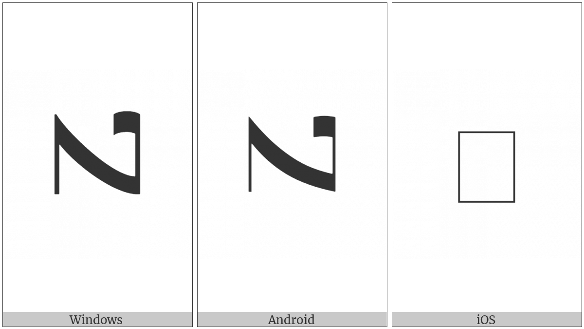 Musical Symbol Porrectus on various operating systems