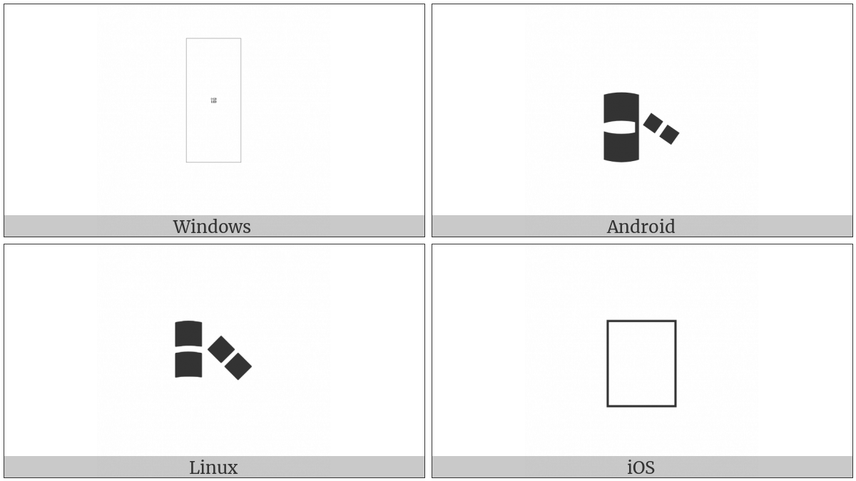 Musical Symbol Pes Subpunctis on various operating systems