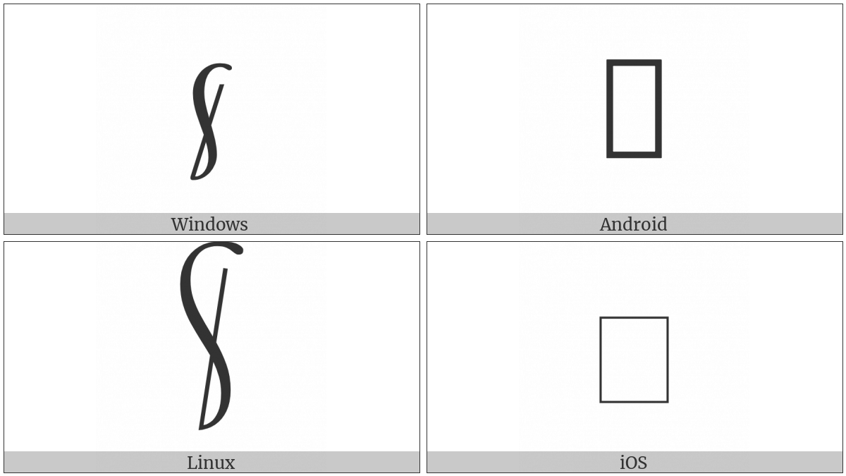 Musical Symbol Kievan End Of Piece on various operating systems