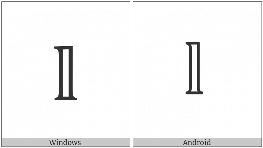 Mathematical Double-Struck Small L on various operating systems