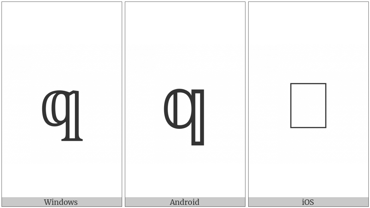 Mathematical Double-Struck Small Q on various operating systems