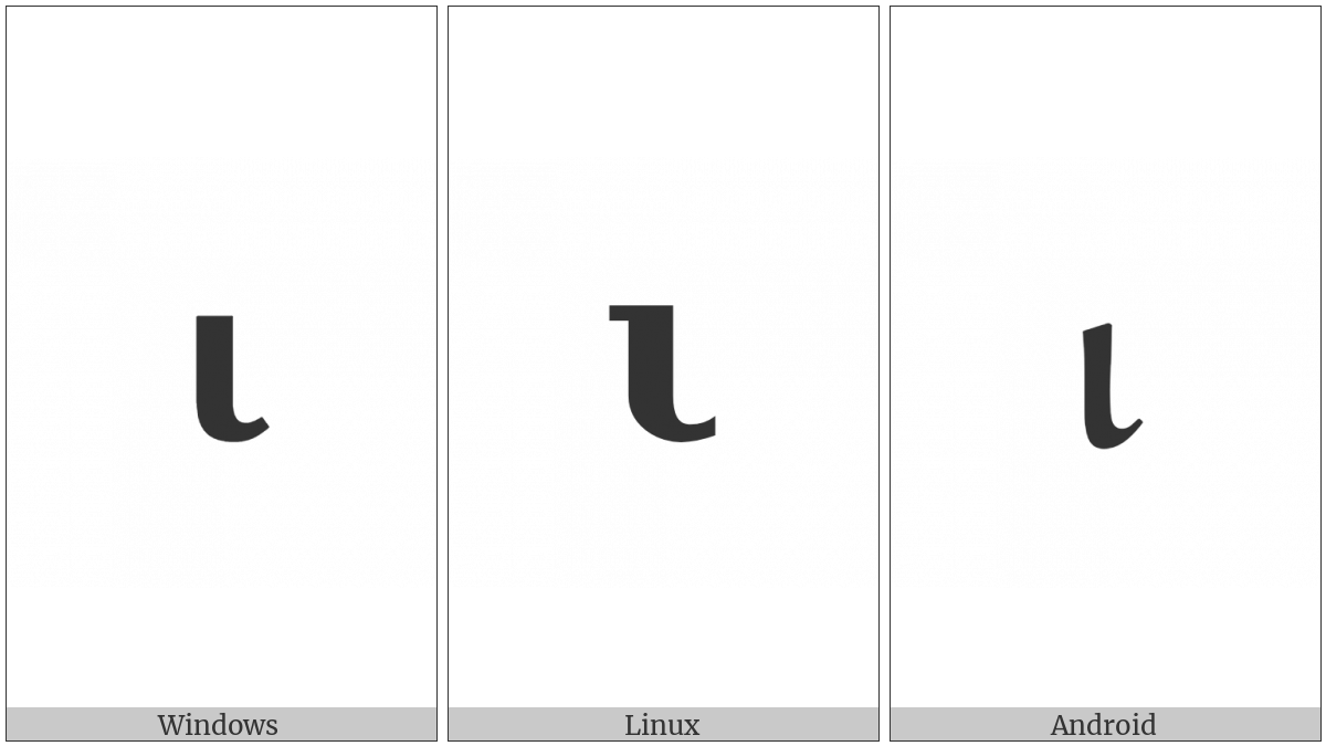 Mathematical Bold Small Iota on various operating systems