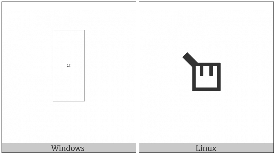 Signwriting Hand-Fist Thumb Under Little Up on various operating systems