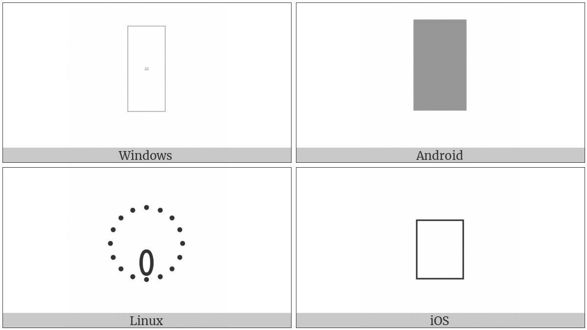 Signwriting Mouth Open Oval Yawn on various operating systems