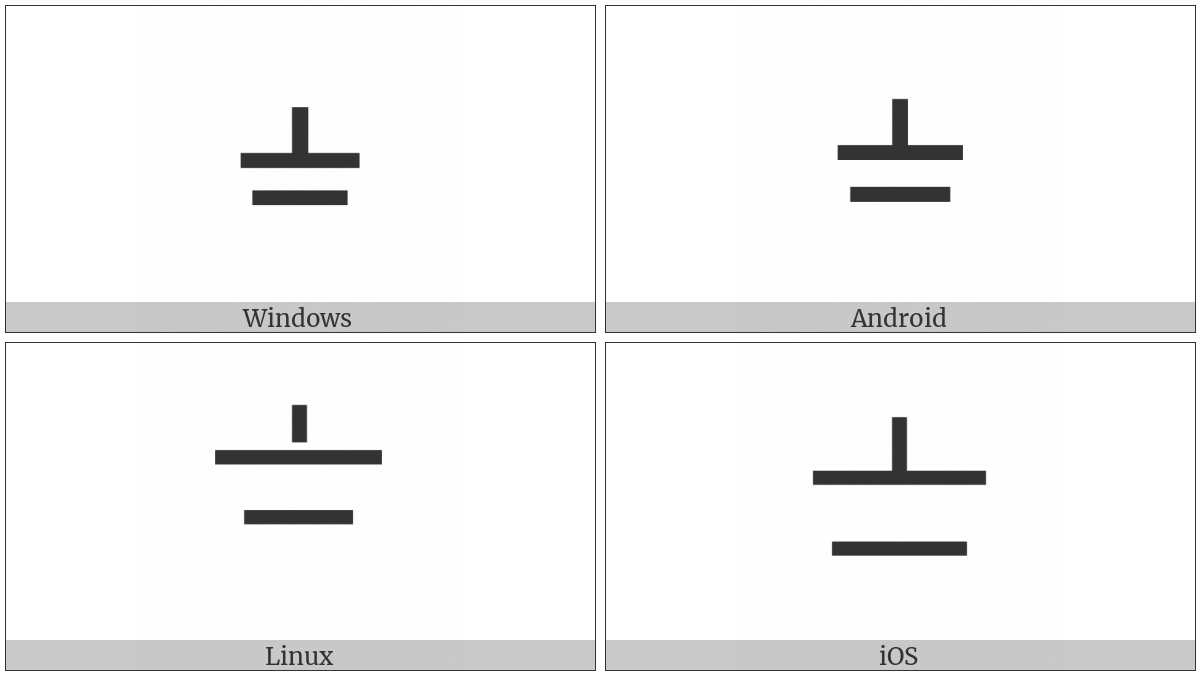 Hangzhou Numeral Seven on various operating systems