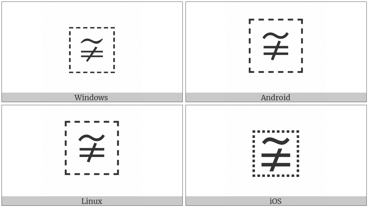 Ideographic Variation Indicator on various operating systems