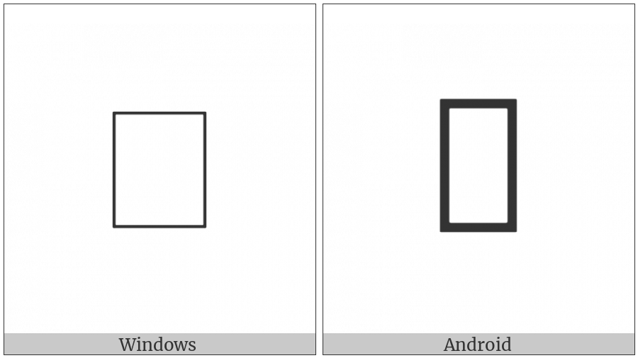 Mende Kikakui Syllable M009 Mun on various operating systems