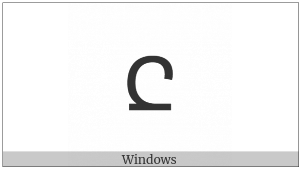 Adlam Small Letter O on various operating systems