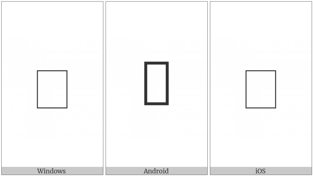 Arabic Mathematical Dotless Beh on various operating systems