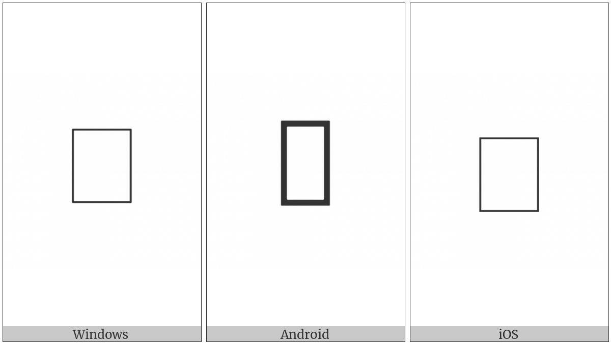 Arabic Mathematical Stretched Yeh on various operating systems