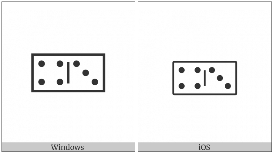 Domino Tile Horizontal-04-03 on various operating systems