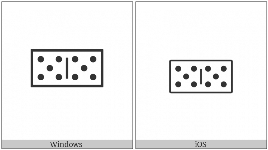 Domino Tile Horizontal-05-05 on various operating systems