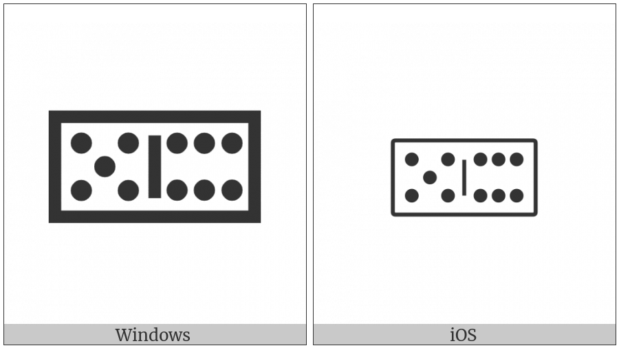 Domino Tile Horizontal-05-06 on various operating systems