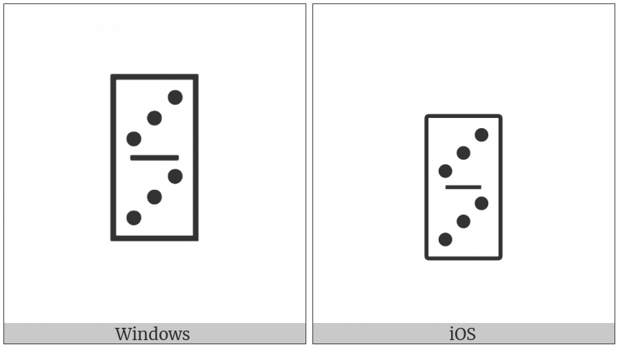 Domino Tile Vertical-03-03 on various operating systems