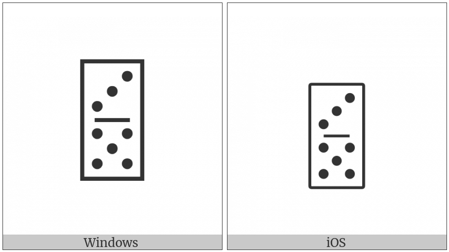 Domino Tile Vertical-03-05 on various operating systems