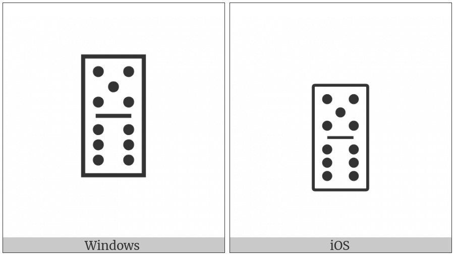 Domino Tile Vertical-05-06 on various operating systems