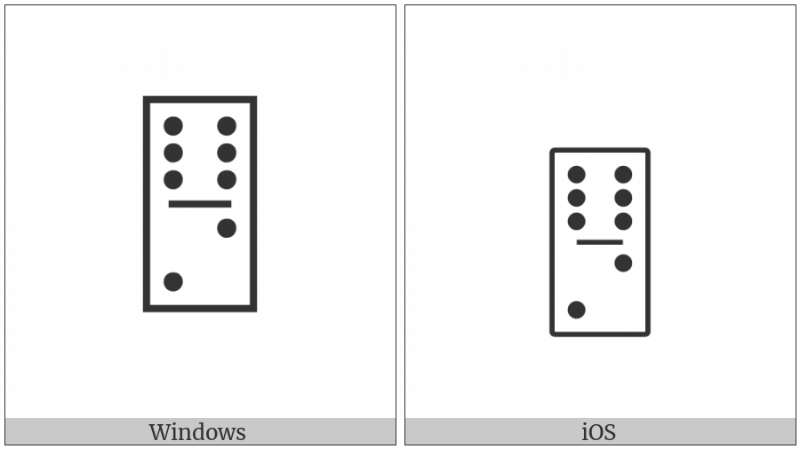 Domino Tile Vertical-06-02 on various operating systems