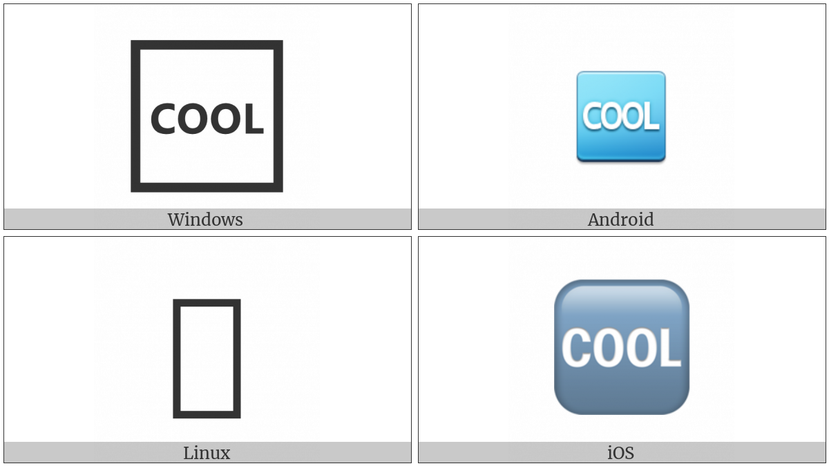 Squared Cool on various operating systems