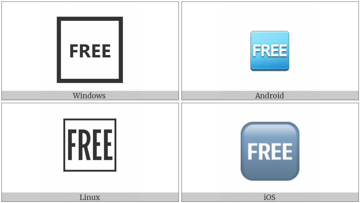 Squared Free on various operating systems