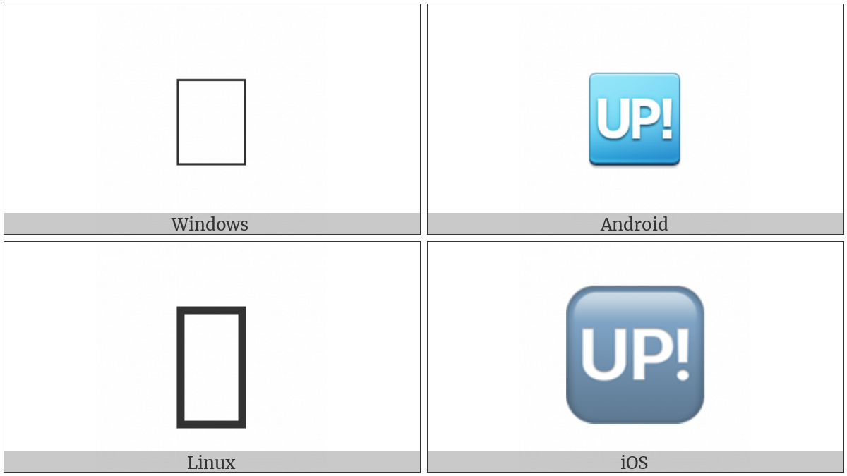 Squared Up With Exclamation Mark on various operating systems