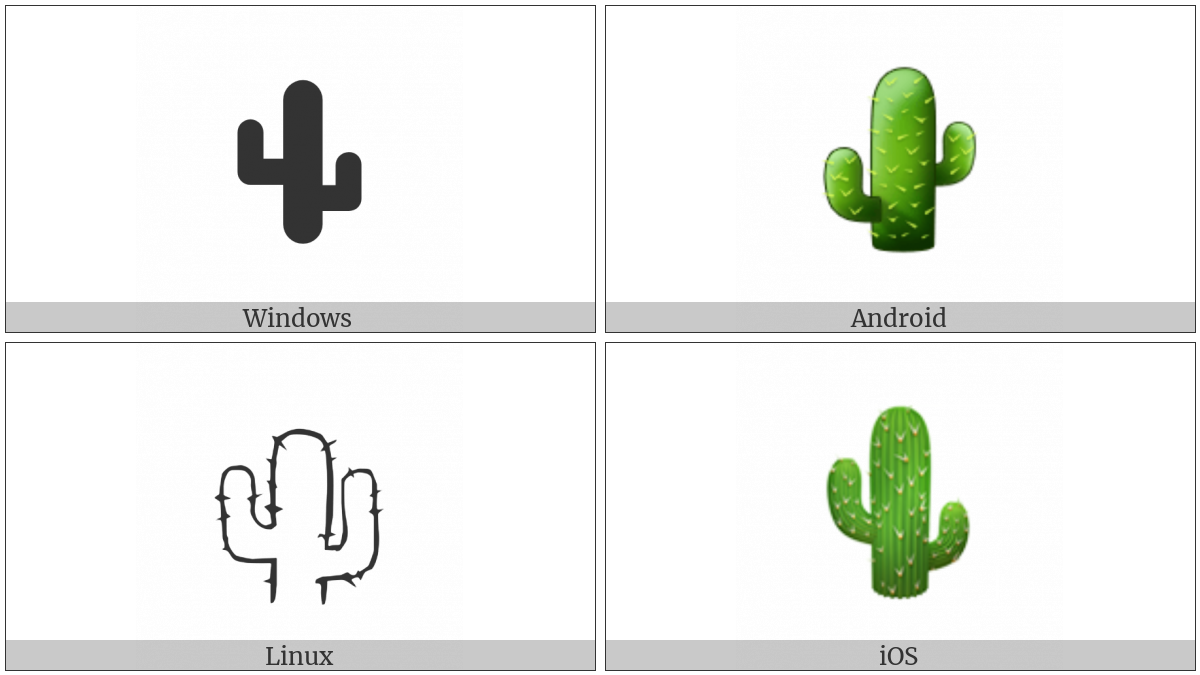 Cactus on various operating systems