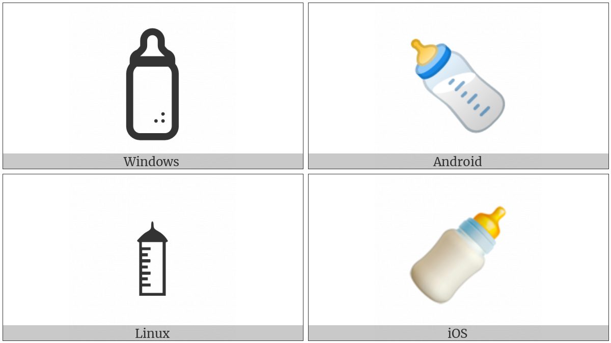 Baby Bottle on various operating systems