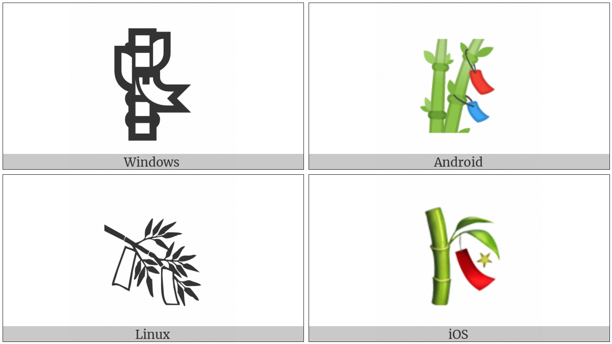 Tanabata Tree on various operating systems