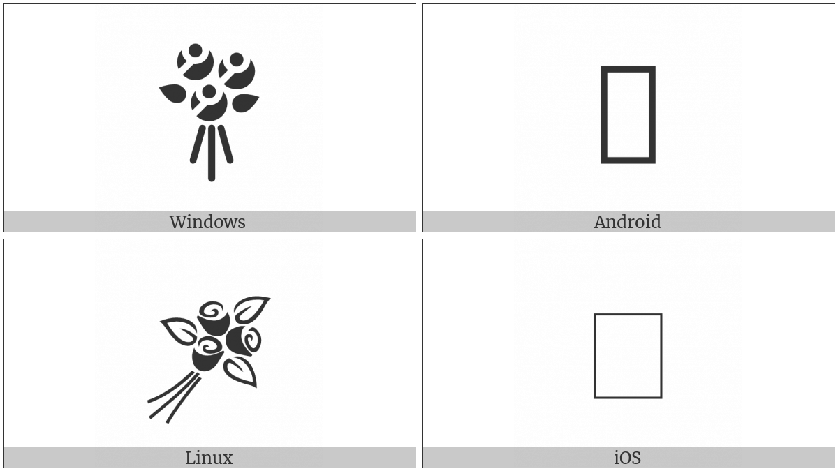 Bouquet Of Flowers on various operating systems