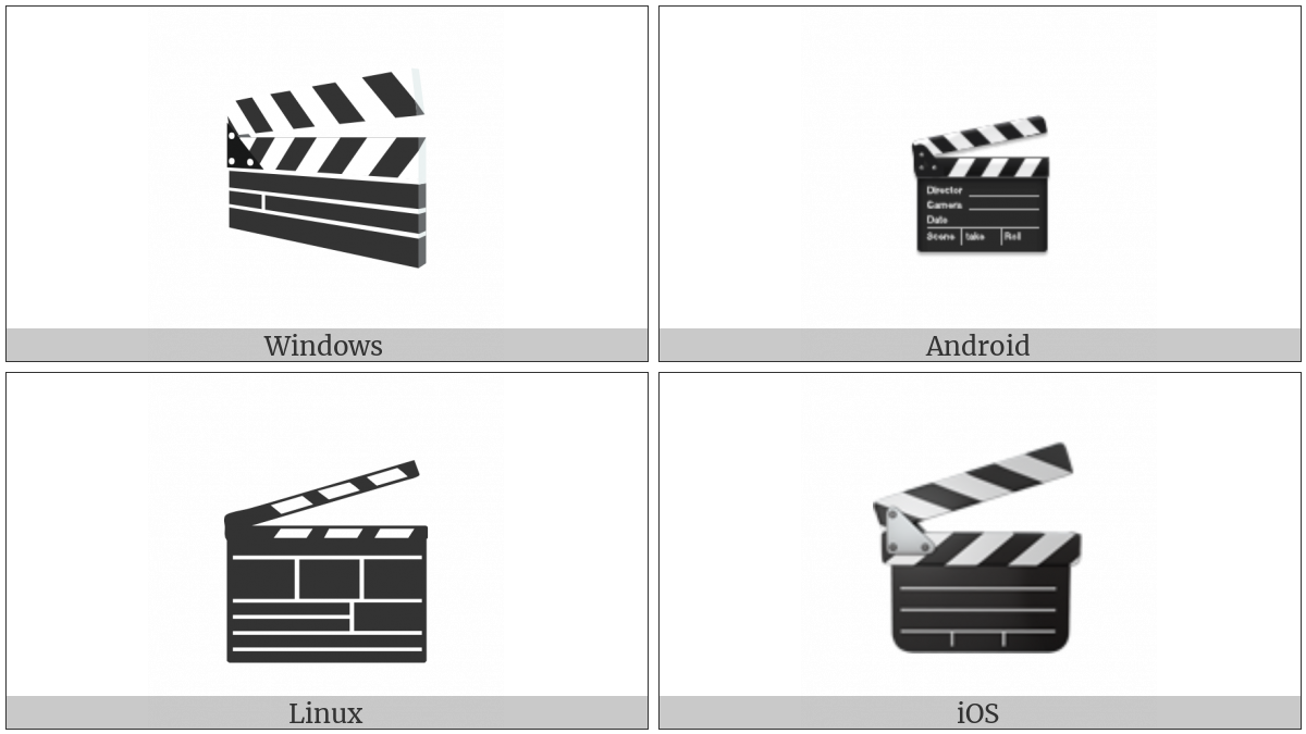 Clapper Board on various operating systems