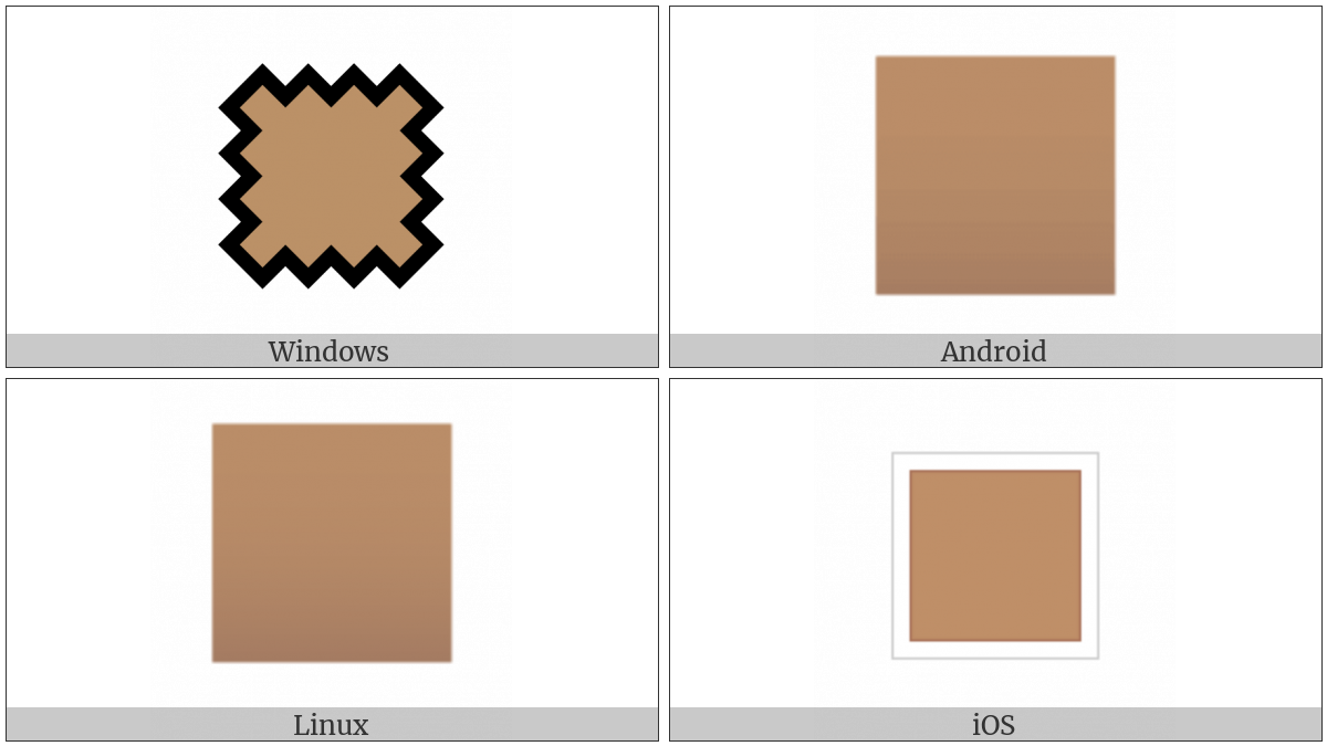 Emoji Modifier Fitzpatrick Type-4 on various operating systems