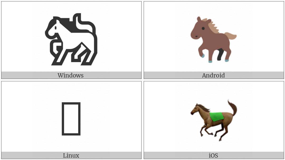 Horse on various operating systems