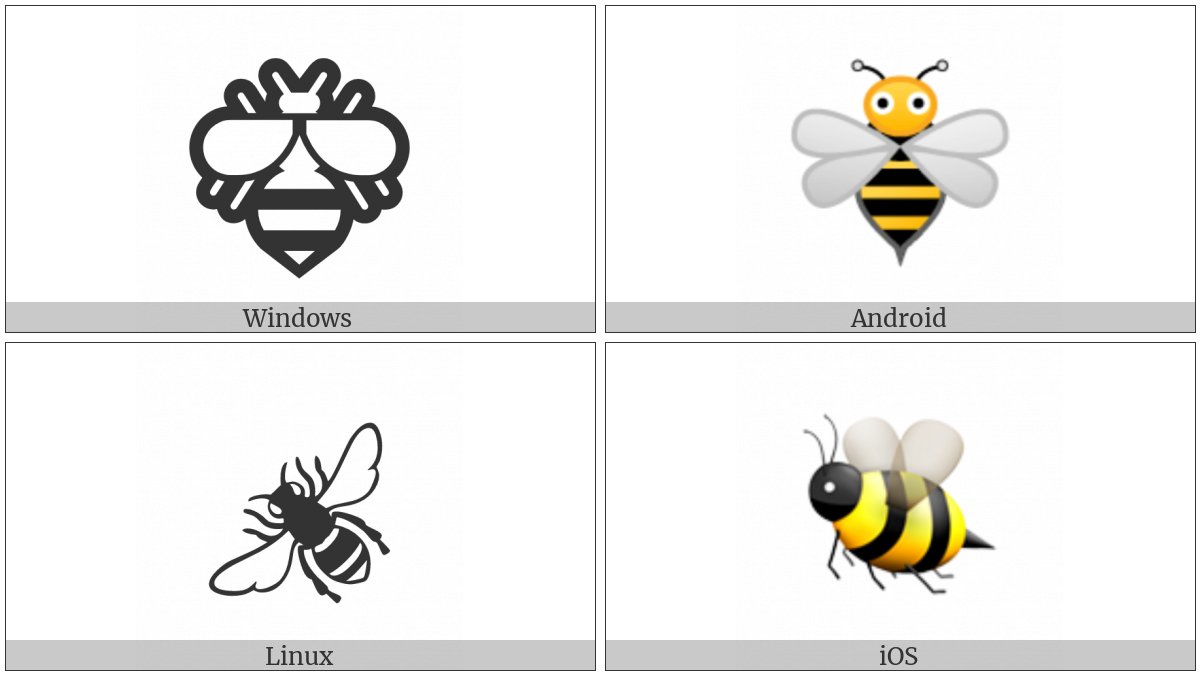 Honeybee on various operating systems