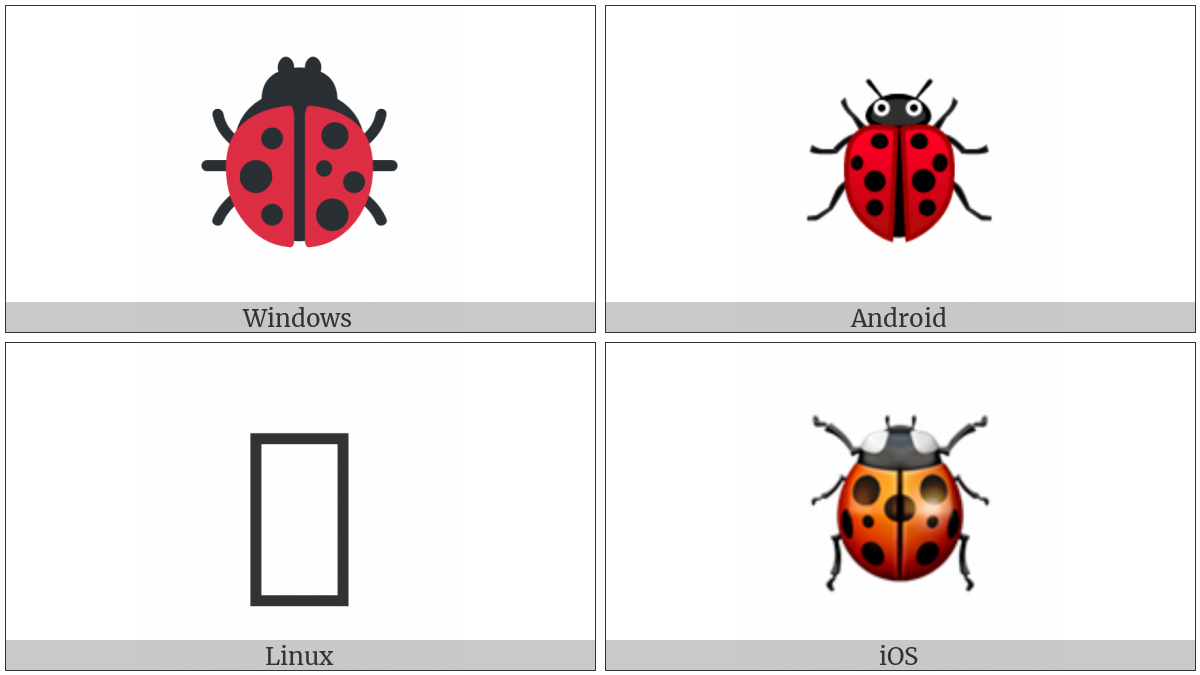 Lady Beetle on various operating systems