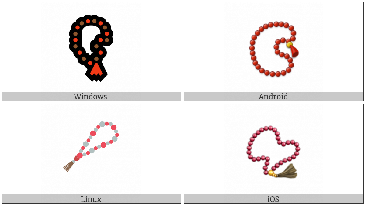 Prayer Beads on various operating systems