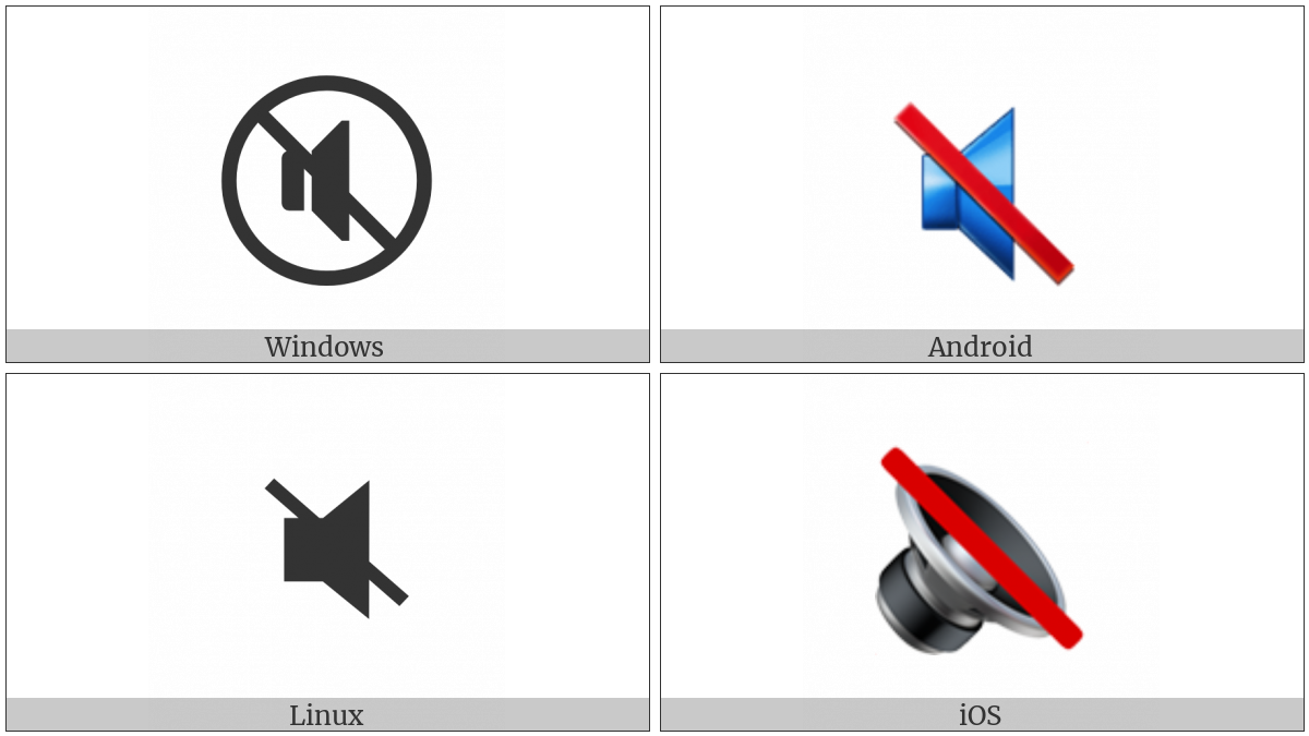 Speaker With Cancellation Stroke on various operating systems