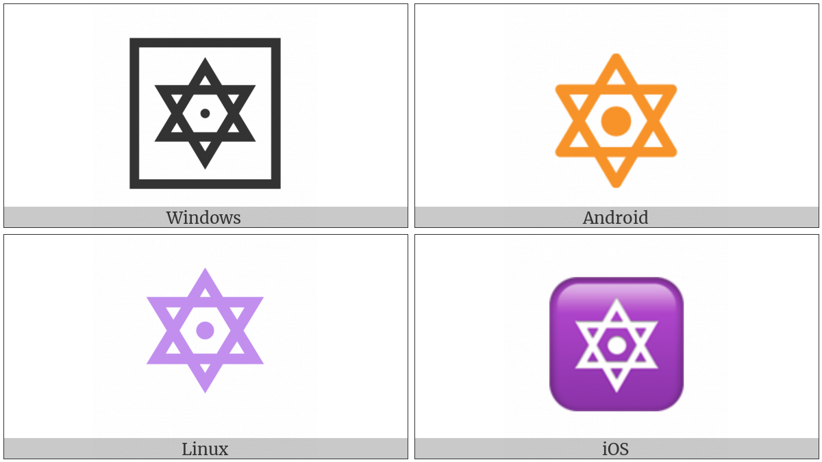 six-pointed-star-with-middle-dot-utf-8-icons