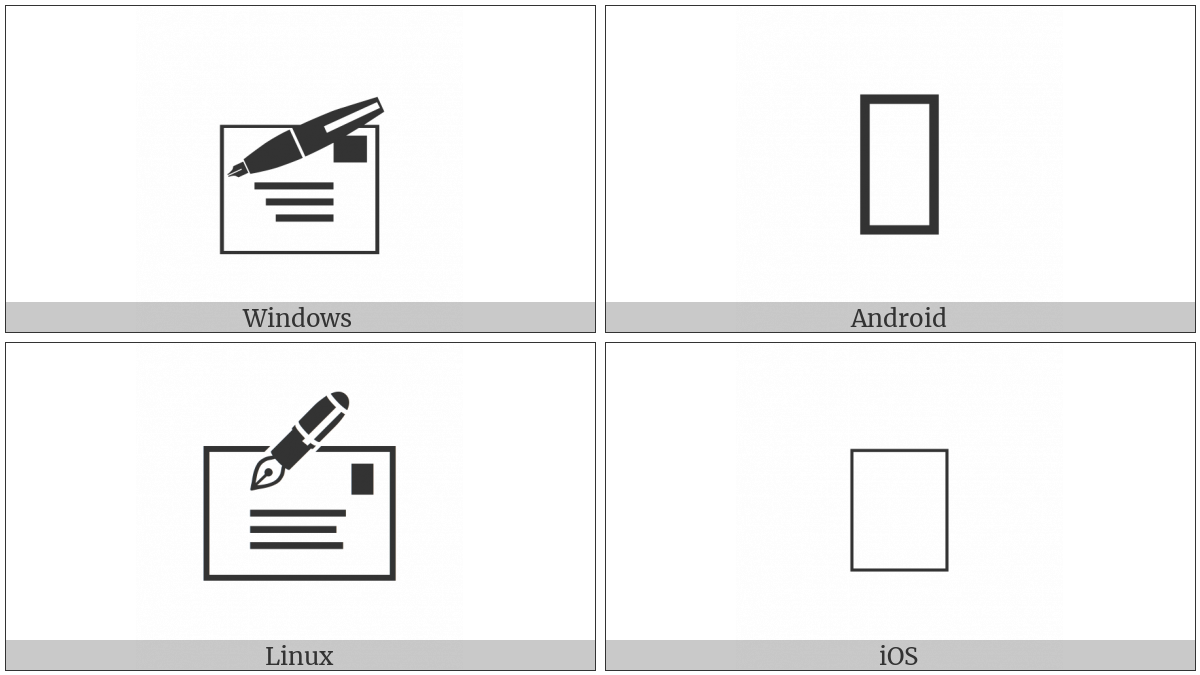 Pen Over Stamped Envelope on various operating systems