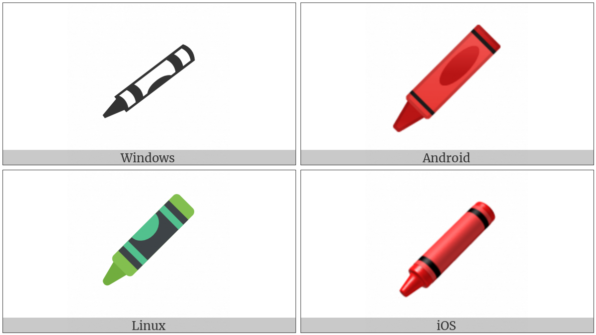 Lower Left Crayon on various operating systems