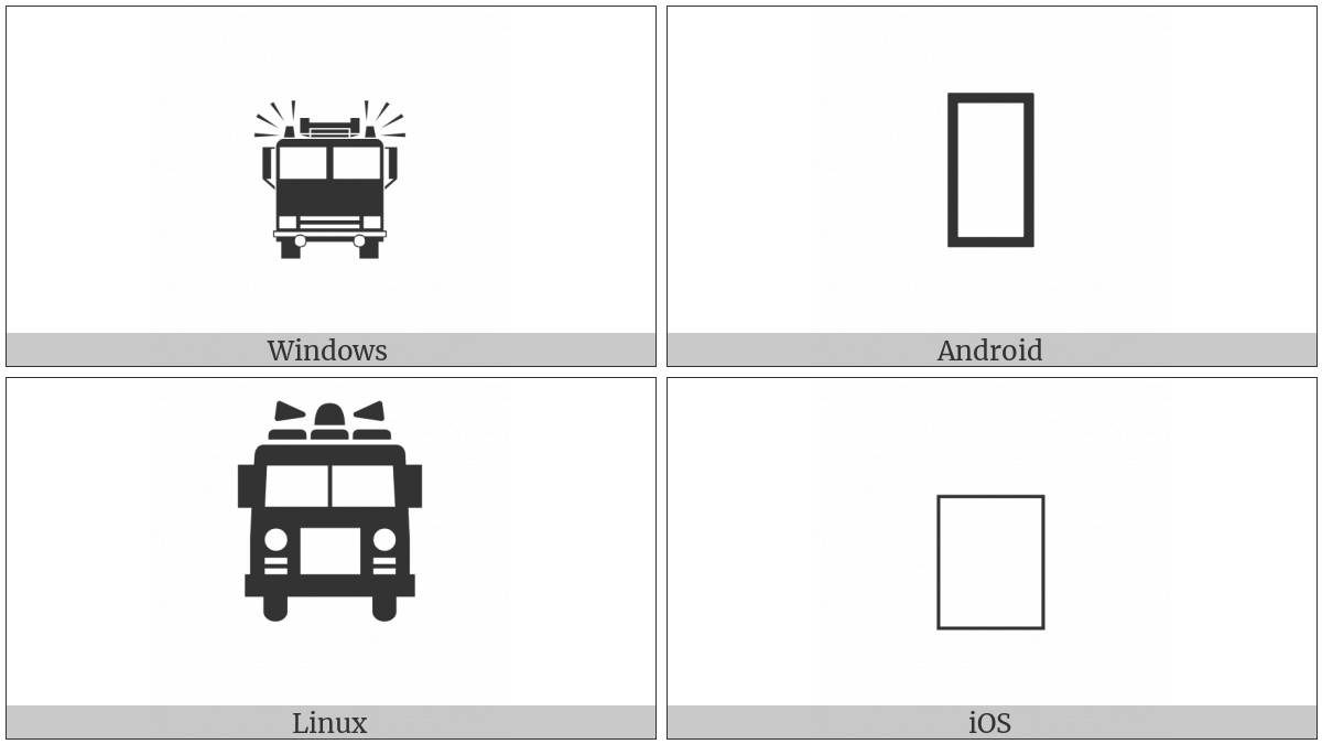 Oncoming Fire Engine on various operating systems