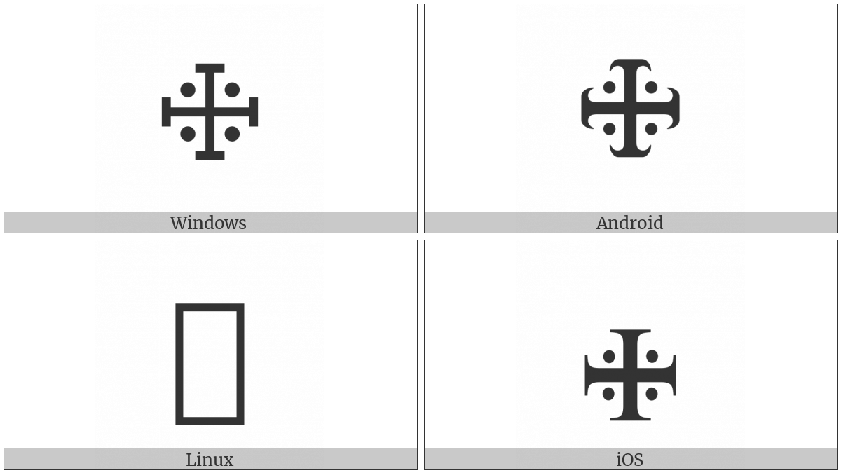 Alchemical Symbol For Vinegar-2 on various operating systems