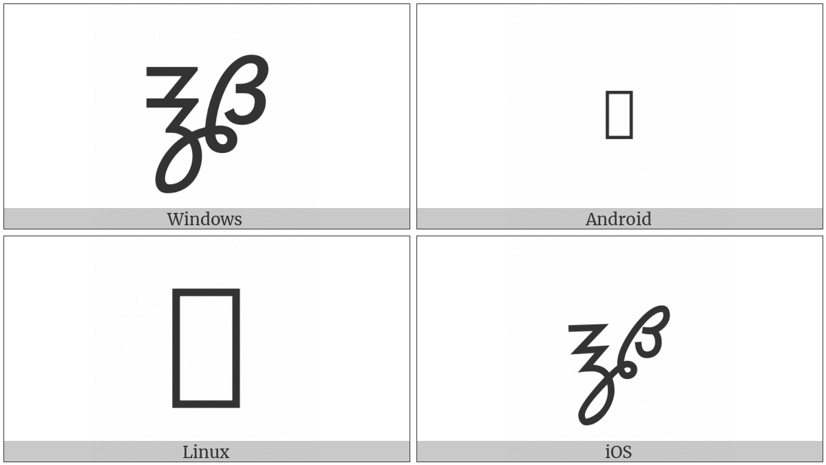 Alchemical Symbol For Half Ounce on various operating systems