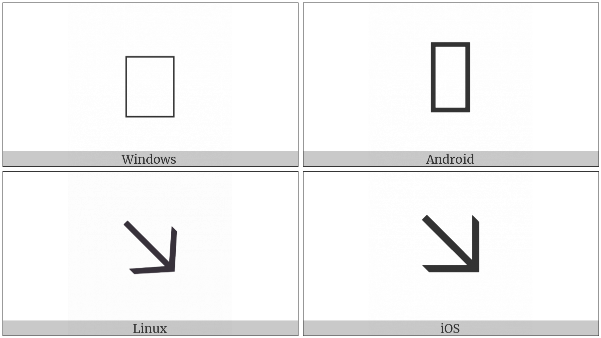 Wide-Headed South East Light Barb Arrow on various operating systems