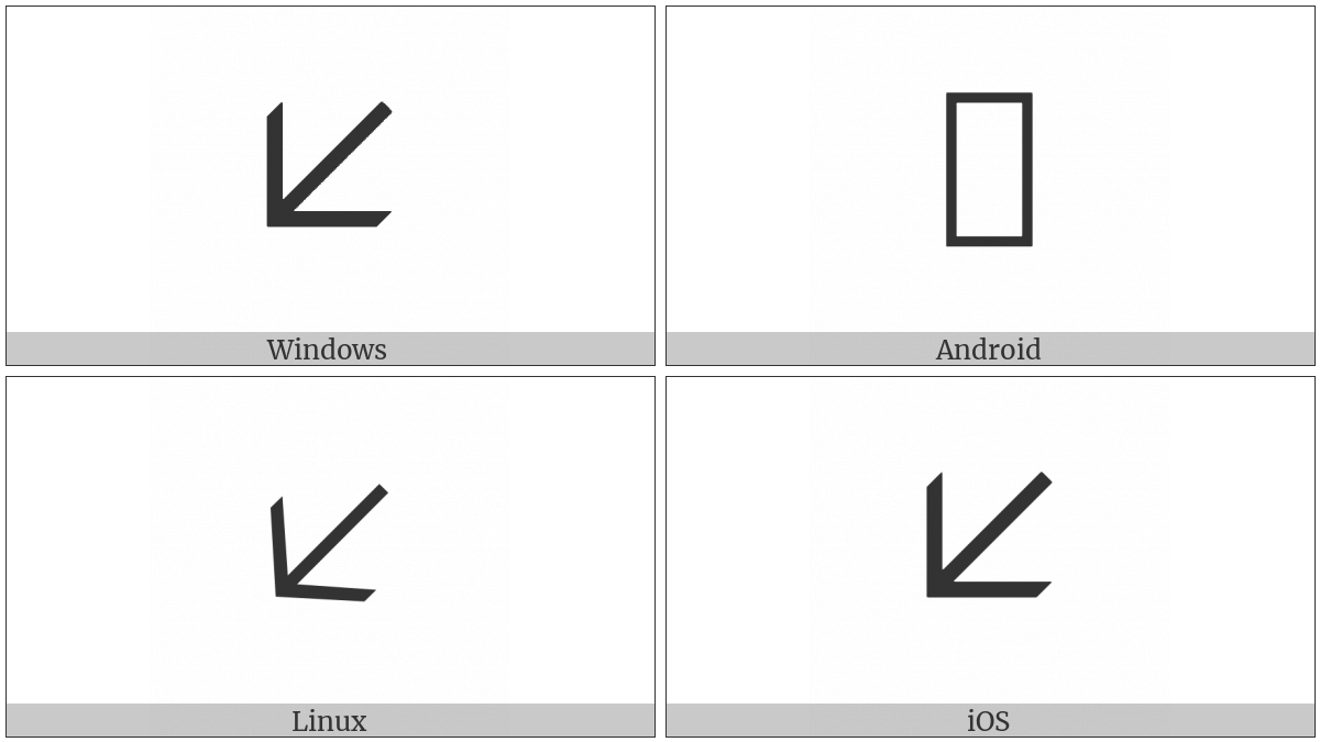 Wide-Headed South West Light Barb Arrow on various operating systems