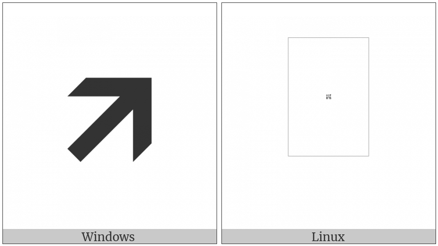 Wide-Headed North East Medium Barb Arrow on various operating systems